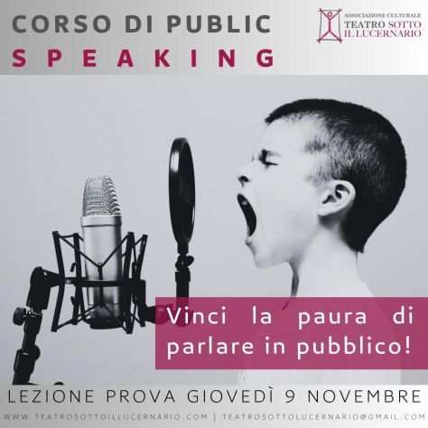 Corso di pubblic speaking