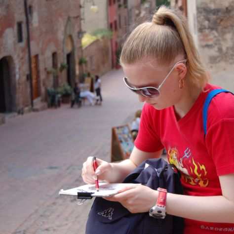 corso di urban sketching lezioni disegno e pittura dal vero in presenza e online