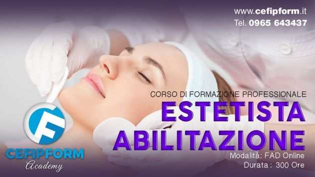 CORSO ESTETISTA ABILITAZIONE BARI SPECIALIZZAZIONE 300 ORE