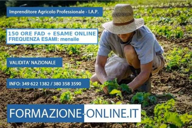 CORSO IAP STUDIO ONLINEESAME IN SEDE - VALIDITA NAZIONALE - AGRIGENTO