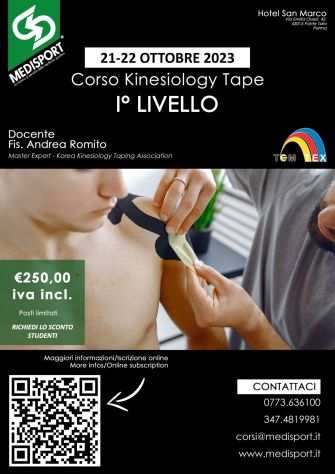 Corso Kinesiology Tape - Livello 1