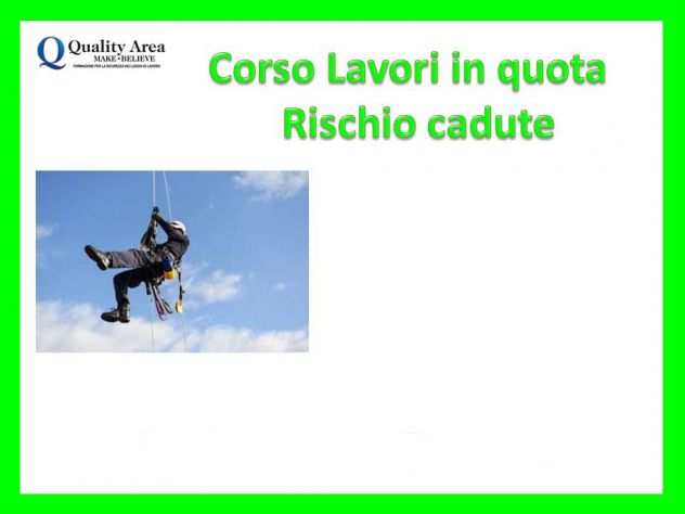 Corso lavori in quota ( sicurezza nei luoghi di lavoro )