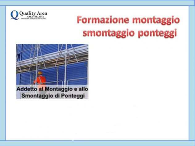 Corso montaggiosmontaggio ponteggi (sicurezza sul lavoro)