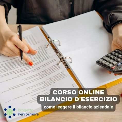 Corso online bilancio desercizio