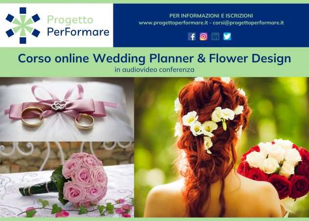 Corso online di wedding planner e flower design