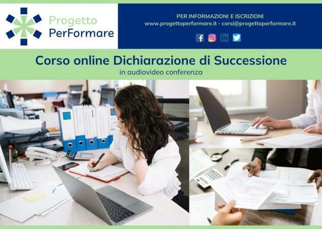 Corso online dichiarazione di successione