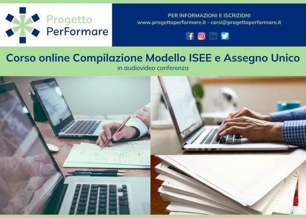 Corso online elaborazione Modello ISEE e Assegno Unico