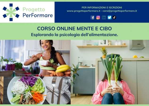 Corso online mente e cibo esplorando la psicologia dellalimentazione