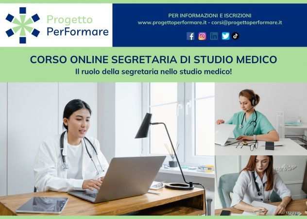 Corso online segretaria studio medico