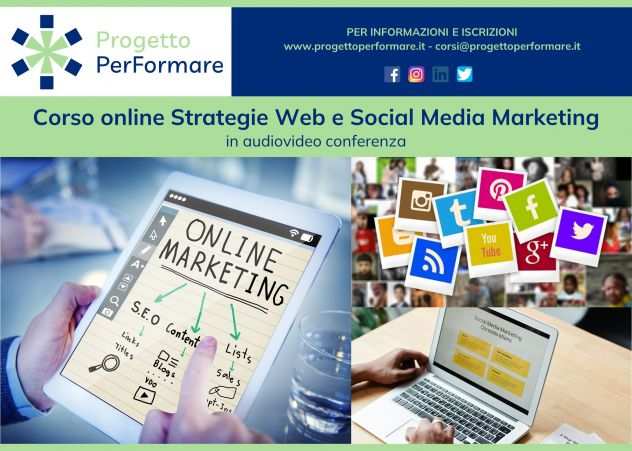 Corso online strategie web e social media marketing