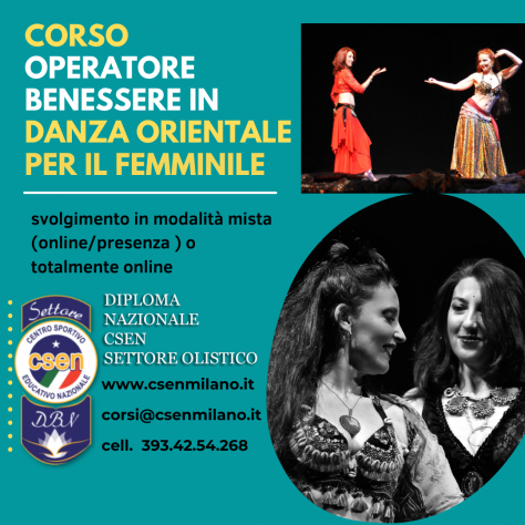 Corso Operatore Benessere in Danza Orientale per il Femminile