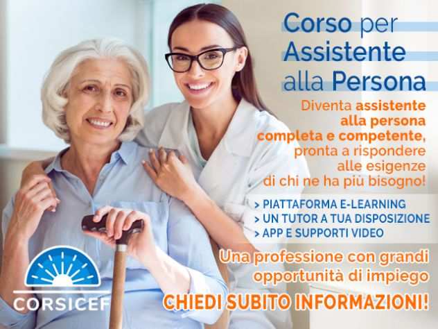 CORSO PER ASSISTENTE ALLA PERSONA