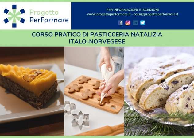 Corso pratico di pasticceria natalizia italo-norvegese a Fano (PU)