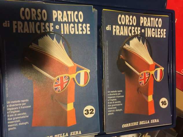 Corso pratico Francese e Inglese in audiocassetta musicassetta