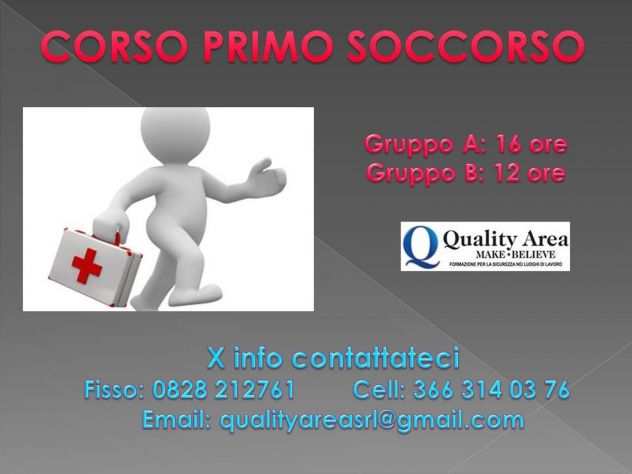 Corso primo soccorso (sicurezza nei luoghi di lavoro)