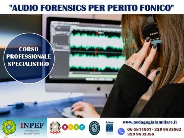 CORSO PROFESSIONALE SPECIALISTICO AUDIO FORENSICS