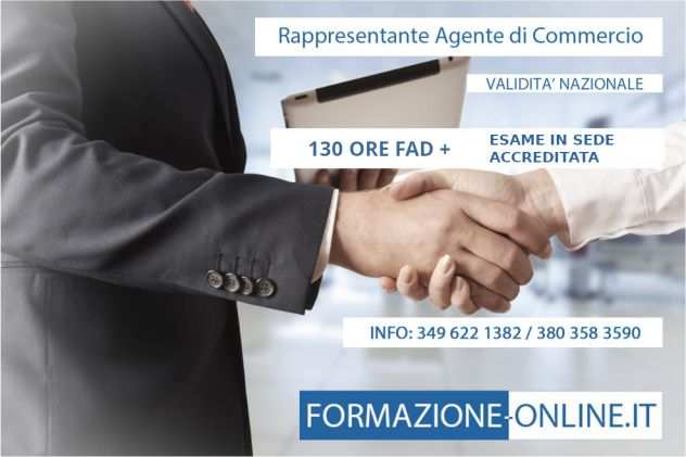 CORSO RAC AGENTE E RAPPRESENTANTE DI COMMERCIO 130 ORE - AVELLINO