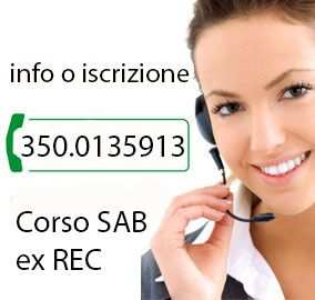 CORSO SAB TRENTO ONLINE o PREPOSTO SAB ESTERNO IN AFFITTO ED APRI SUBITO