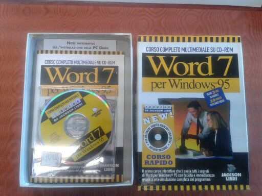 CORSO SU CD-ROM DI WORD 7 PER WINDOWS 95