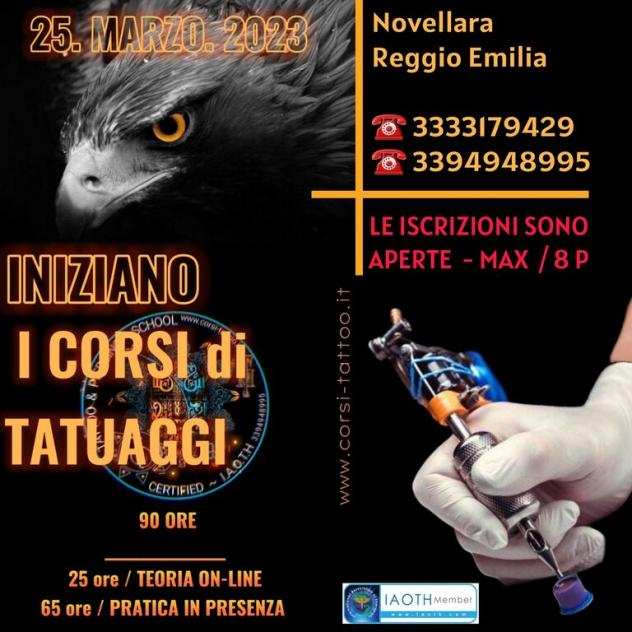 corso25.MARZO.2023 INIZIANO I CORSI DI TATUAGGI PIERCING