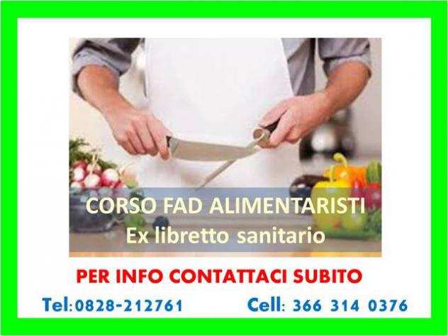 corsoCorsi HACCP ex libretto sanitario - ONLINE ( IN TUTTA ITALIA)