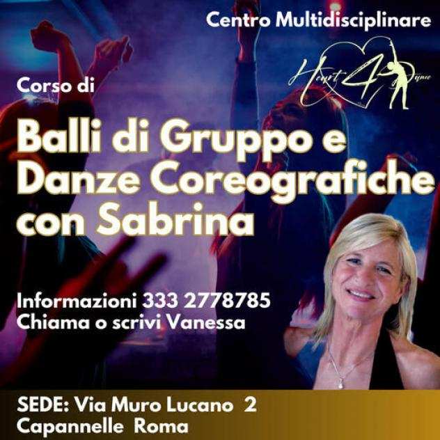 corsoCorso di Balli di Gruppo e Danze Coreografiche (Heart 4 Dance Studio - Roma Capannelle)