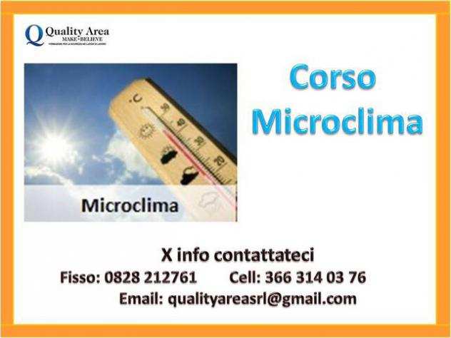 corsoCorso sul microclima (sicurezza nei luoghi di lavoro)