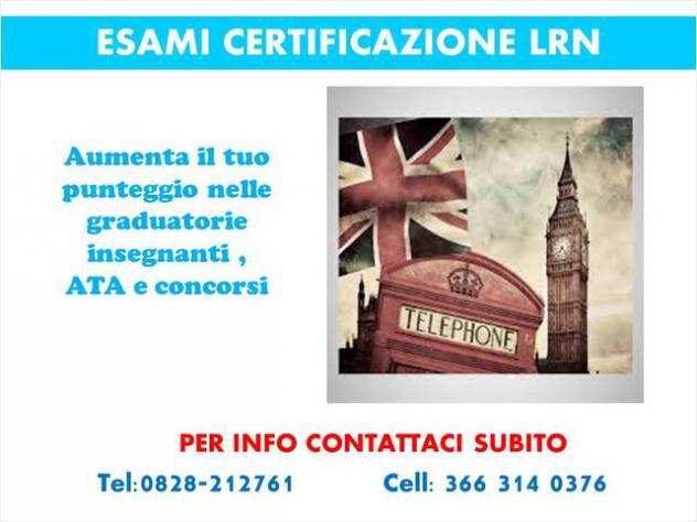 corsoEsami certificazione inglese LRN