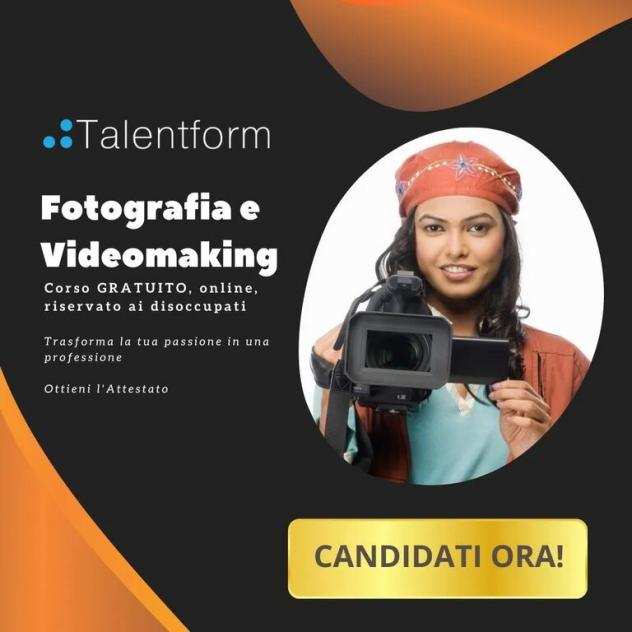 corsoFotografia e Videomaking (corso GRATUITO in aula virtuale), edizione del 4923