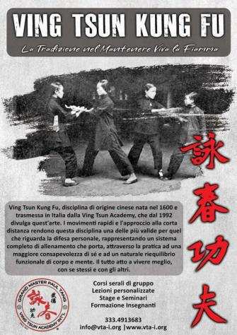 corsoInsegnamenti Ving Tsun Kung Fu e Difesa Personale
