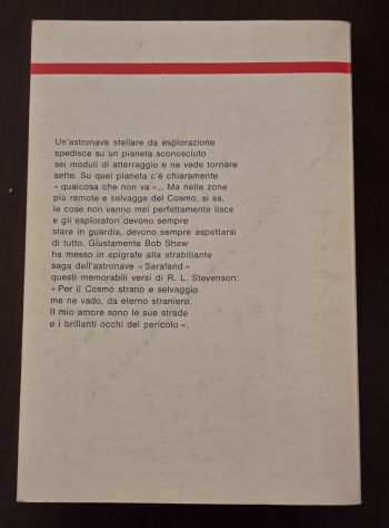 COSMO SELVAGGIO, BOB SHAW, URANIA N. 766, Mondadori 1979.