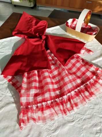 costume da Cappuccetto Rosso x bimba 4-7 anni