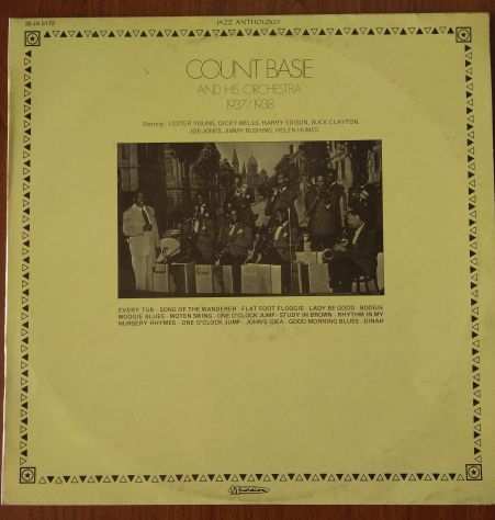 COUNT BASIE AND HIS ORCHESTRA 19371938 Jazz Anthology