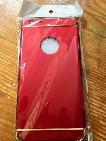 Cover rossa con bordi dorati per Apple iPhone 14 Pro Max IPhone vari modelli