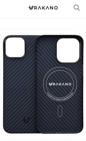 Cover URAKANO DREAM WAVE iphone 15 in carbonio