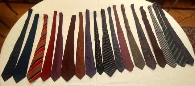 Cravatte in seta e cotone, varie fantasie