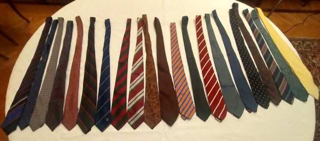 Cravatte in seta e cotone, varie fantasie