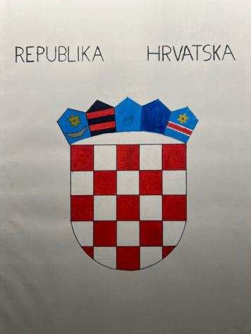 Croazia SloveniaRepubblica Cecena 19912002 - collezione di francobolli singoli in serie complete BF  mini RARA in condizioni buone