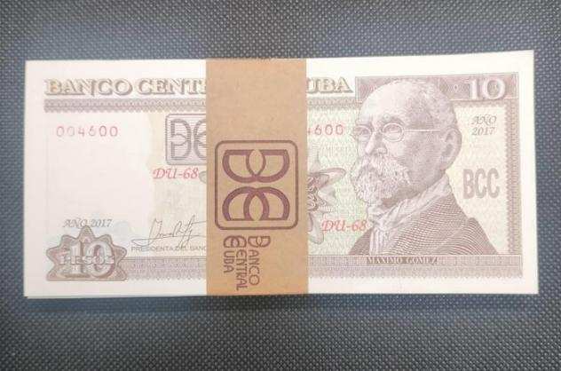 Cuba. - 100 x 10 Pesos 2017 - Pick 117s