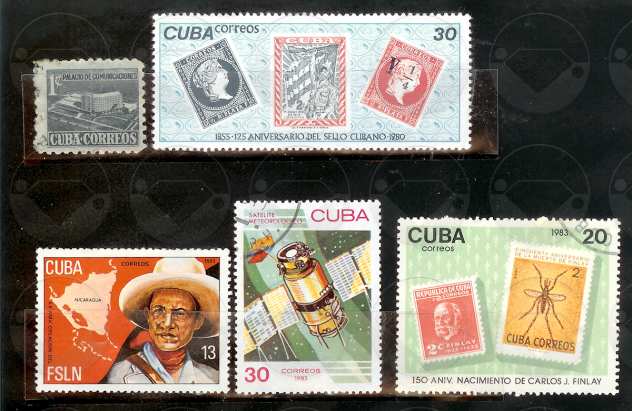 CUBA 1952-1987 Lotto francobolli usati