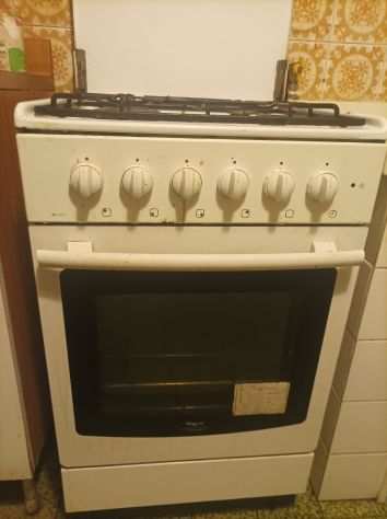 Cucina REX inox (4 fuochi forno elettrico)