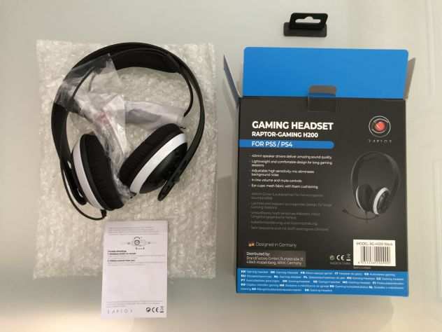 Cuffie cablate Raptor-Gaming H200