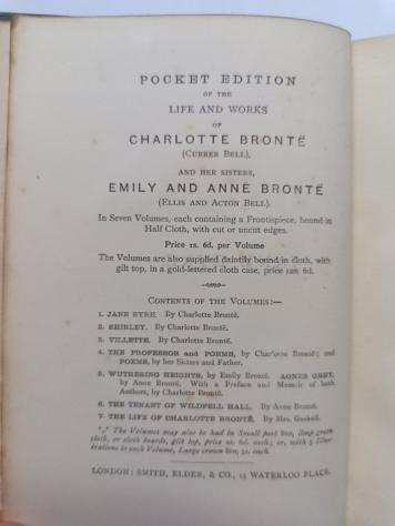 Currer Bell - Jane Eyre an Autobiography - 1890