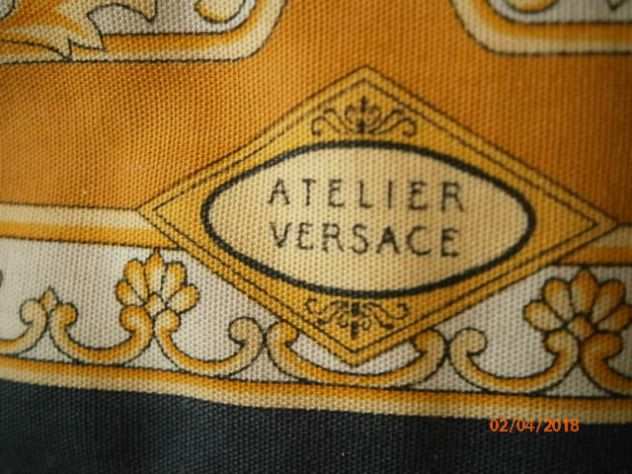 Cuscino Versace Atelier originale sfoderabile cotone 65x65 cm.