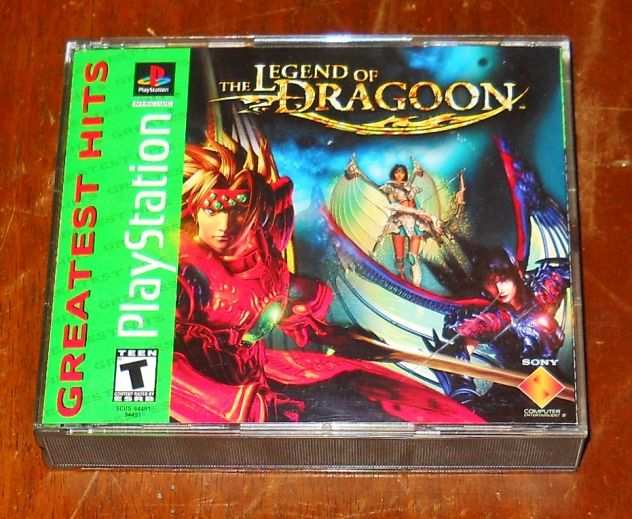 custodia manuale gioco legend of dragoon USA ps1 psx sony playstation GDR RPG
