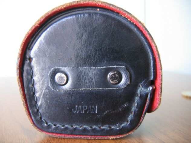 Custodia Obiettivo Fotografico Vintage Case Bag Cuoio Pelle JAPAN