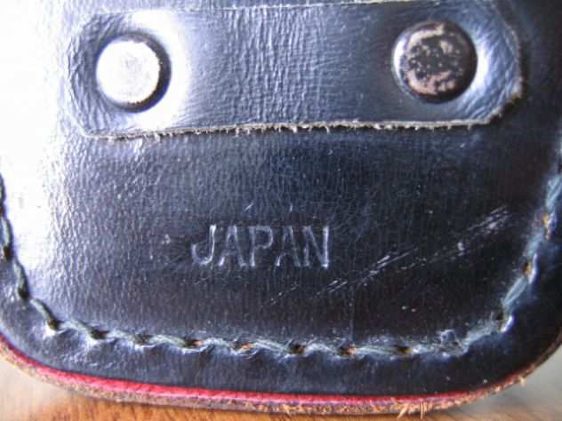Custodia Obiettivo Fotografico Vintage Case Bag Cuoio Pelle JAPAN