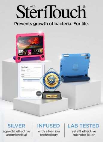 Custodia per bambini antimicrobica Pure Sense Buddy per iPad - NUOVA -