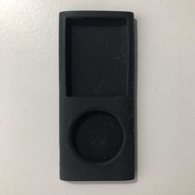 Custodia Per Ipod Nano nera in gomma