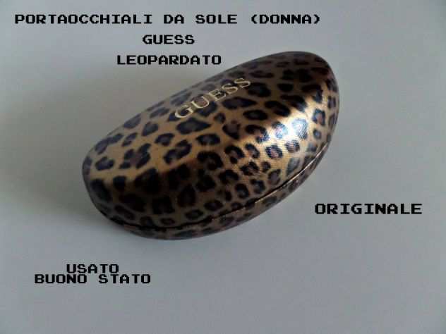 Custodia portaocchiali GUESS DONNA , (ORIGINALE) Leopardata